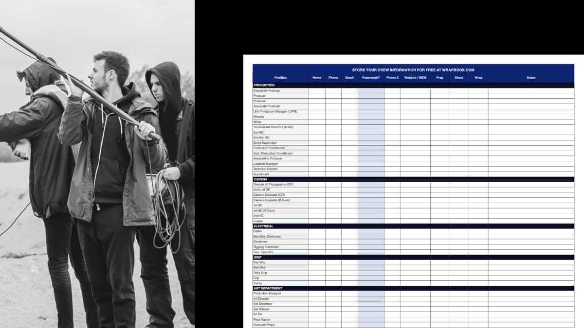 Essential Guide Film Crew Positions Wrapbook